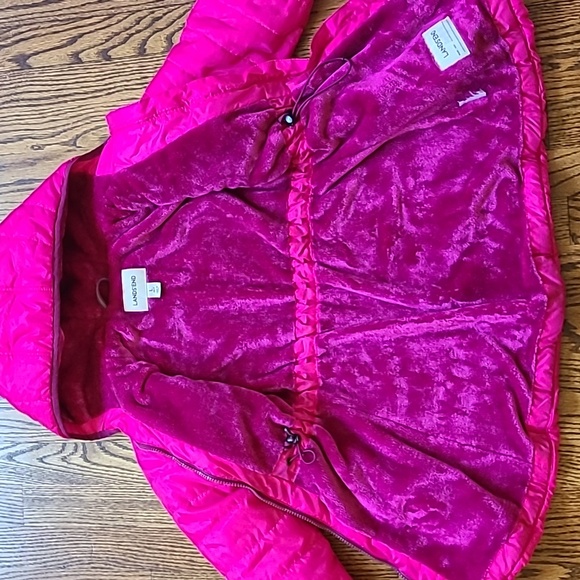 Lands End Girls Insulated Winter Snow Jacket w Plush Softest Lining Size L (6-7) - Picture 3 of 7